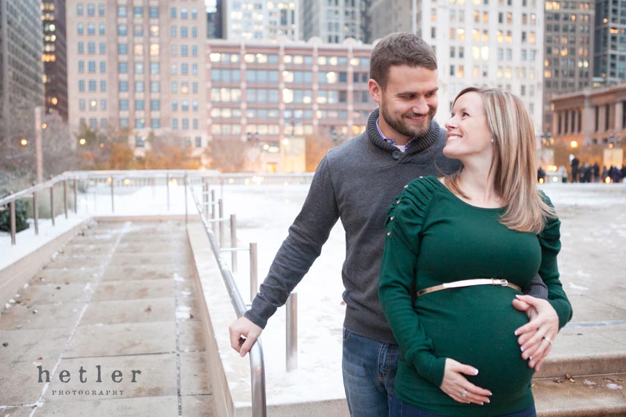 Chicago Maternity Photographer // Ken + Holly + Baby!